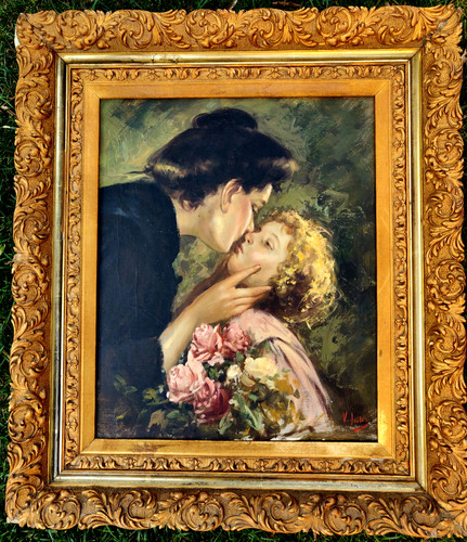 Dipinto olio tela - dipinto, su